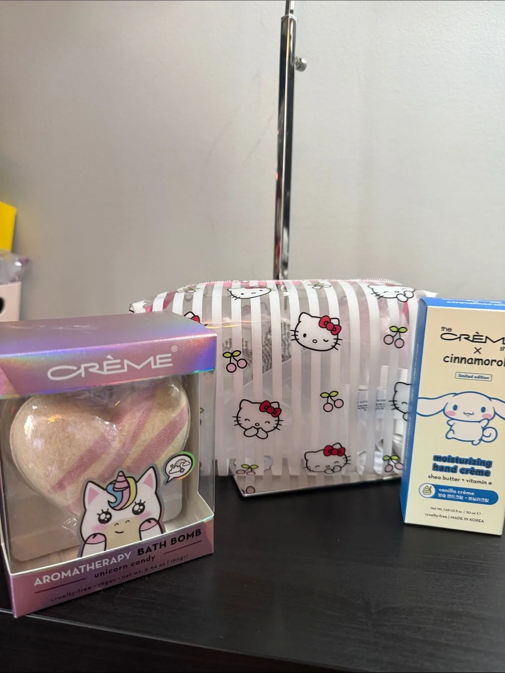 Sanrio Hello Kitty Clear Cosmetic Pouch Bundle - Picture 1 of 9